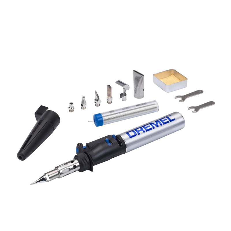 Dremel 2000 VersaTip Soldering Iron - Burning Iron and Soldering Set (with 7 Interchangeable Tips for Soldering, Hot Cutting, Welding, Pyrography, Wood Engraving, Jewelery Making) New Dremel Versatip Creative Edition 2000-7