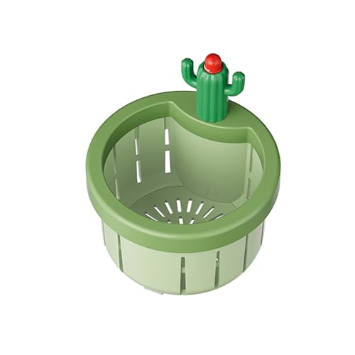 Green Cactus Sink Drainer Filter Functional Kitchen Accessories Quick Drain Kitchen Sink Filter Green