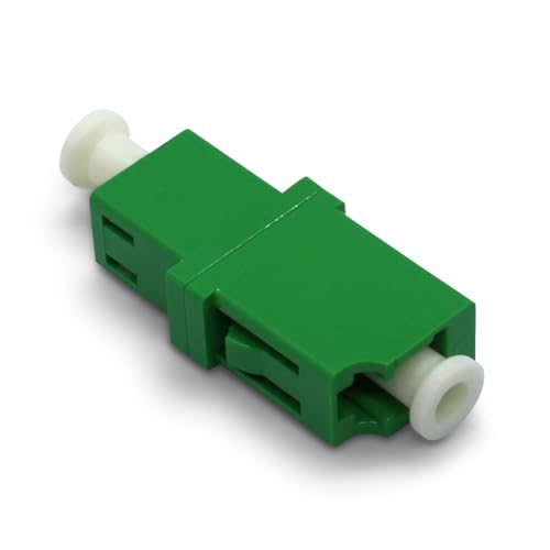Fiber Optic Adapter for FTTH | LC/APC to LC/APC | Simplex | Single Mode | Green (Pack of 1) LCA(F) - LCA(F)