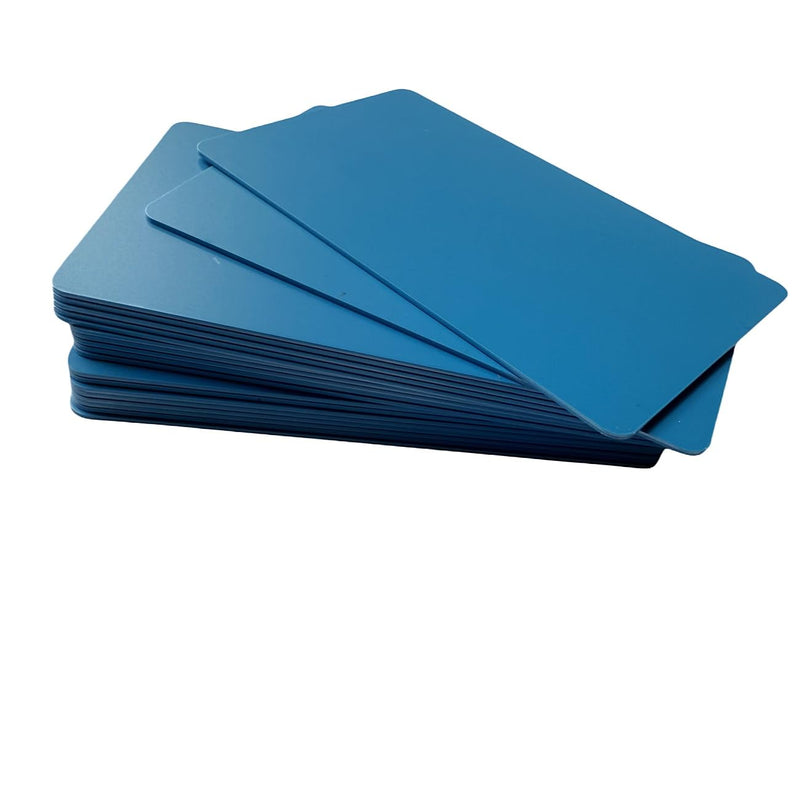 20pcs 13.56MHz IC Card, MF Calc 1k RFID Intelligent Access Control Management Card, NFC Tag (Blue) Blue