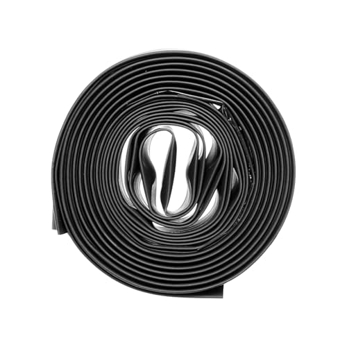 QUARKZMAN Heat Shrink Tubing, 50 mm Diameter x 1.53 m Length, Heat Shrink Tubing Shrink Ratio 2:1 PE Heat Shrink Tube Set for Cable Insulation Cable Connections Cable Bundling, 50mm x 1.53m black