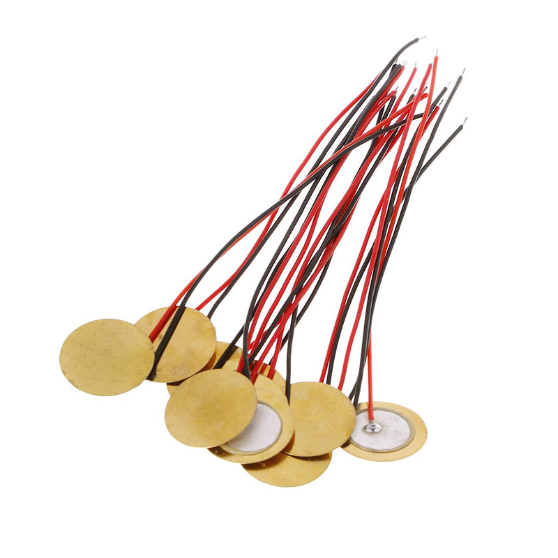 10 x 15mm Piezoelectric Piezo Ceramic Plate for Buzzer Speaker
