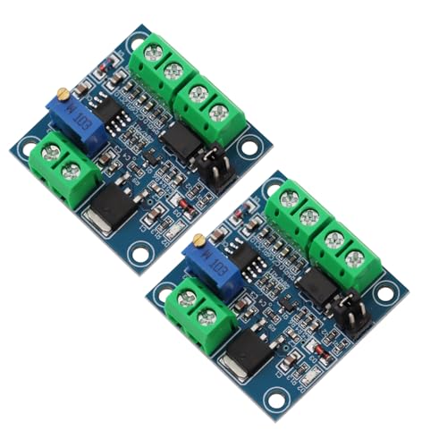 PWM Rotary Voltage Module 0%-100% PWM Turn to 0V-10V Voltage PWM to Voltage Converter Module, PWM Voltage Module (Pack of 2) 2PCS PWM to Voltage