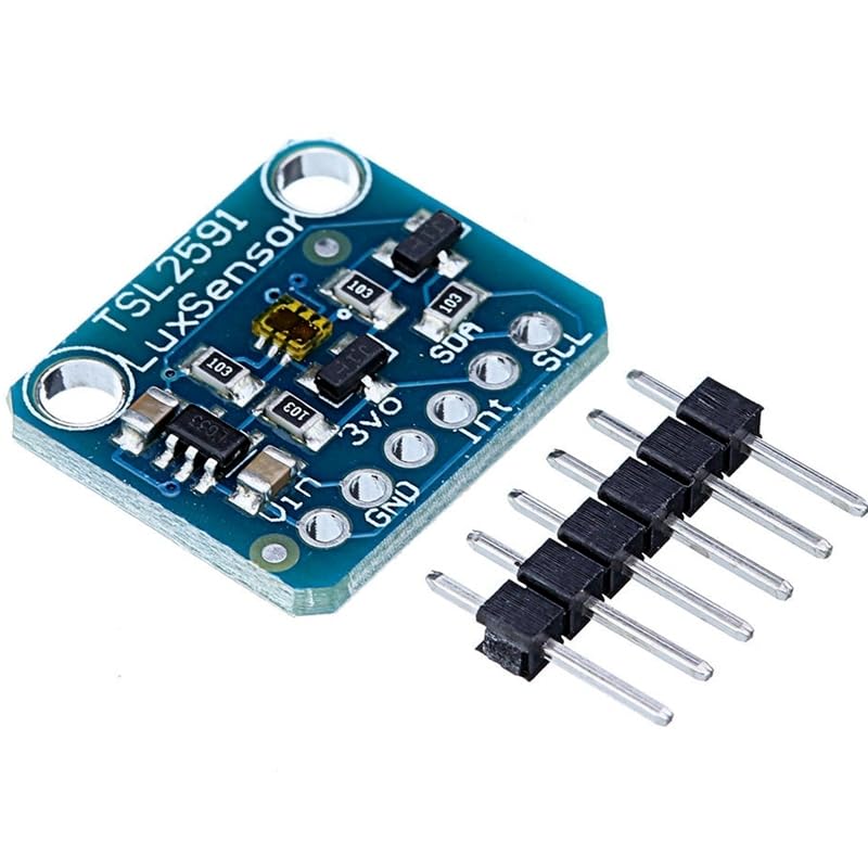 TSL2591 digital light sensor, DC 3.3V-5V I2C sensor module Sensor light detection module Built-in A/D converter