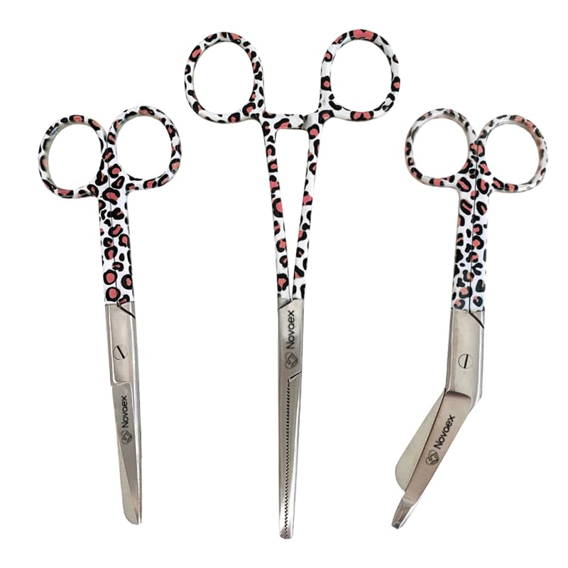 Pink Panthera Nurse Scissors Set - Bandage Scissors - Nurse Scissors Set - Nurse Scissors - First Aid Scissors - Care Gift - Nursing Scissors - Bandage Scissors