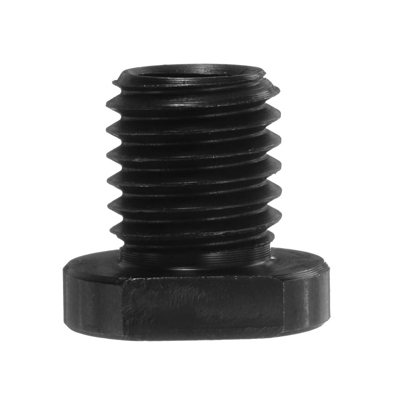 QUARKZMAN M10 Female to M14 Male Adapter Polisher Adapter Connection Rotary Tool Attachment Thread Adapter Conversion Tool for Diamond Core Drill Polishing Wheel Black