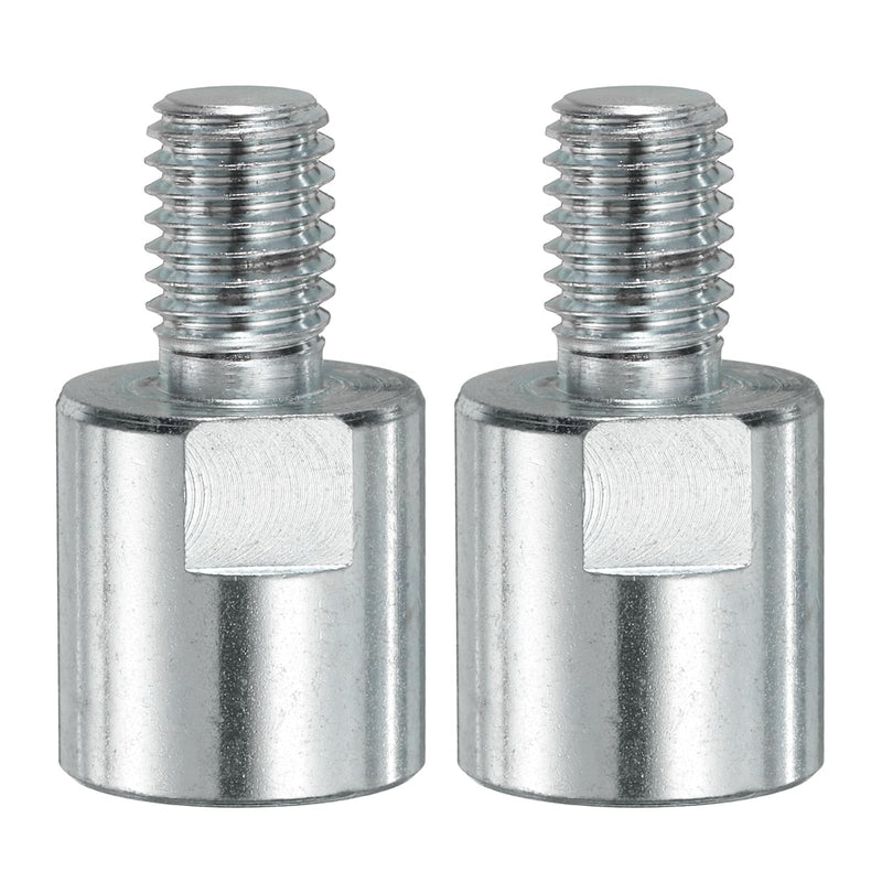 QUARKZMAN M14 Female to M10 Male Adapter Polisher Adapter Pack of 2 | Connection rotary tool connection thread adapter conversion tool, for core drill polishing wheel