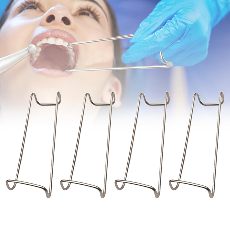 Dental Columbia Cheek Lip Retractor Set for Teeth Whitening, Orthodontics and Procedures, 4 Pieces