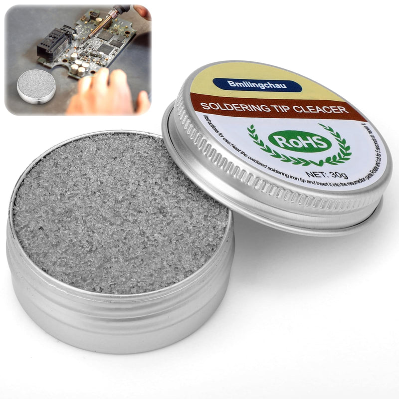 Soldering Tip Cleaner, 30 g Soldering Tip Reactivator, Lead-Free, Soldering Tips Reactivator, Soldering Tip Cleaner Tip Tinner Cleaner for Reactivating Oxidised Soldering Tips