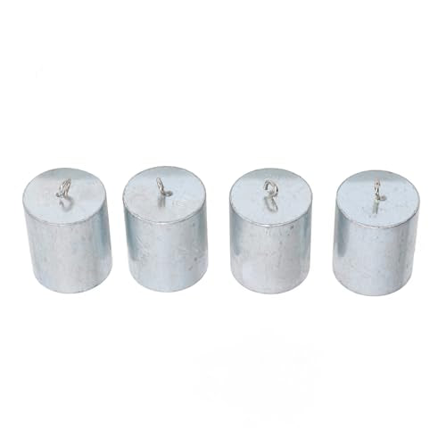 Calibration Weights 200 g, Pack of 4 Hanging Weights with Hooks, Metal Weight for Scales, Physical Experiments, Household, Digital Jewellery Scales