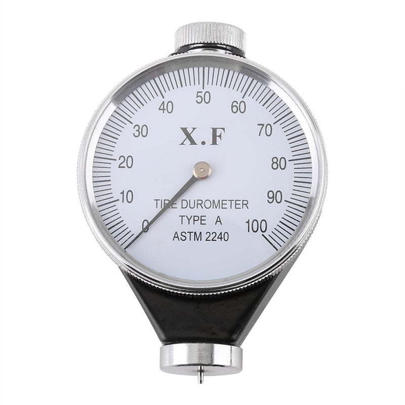 Shore A Hardness Tester 0-100 HA Analogue Rubber Hardness Tester 0 | Shore A Durometer Tyre Hardness Meter Shoremeter with Clear Pointer Scale for Quick Measurements on Rubber