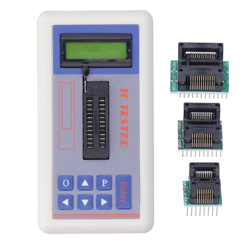 Integrated Circuit, TSH-06F Tester for Integrated Circuits, IC Chip Testers with 1300 Integrated Chip Data Models, Transistor Testers with 5 V, 3.3 V With Terminal