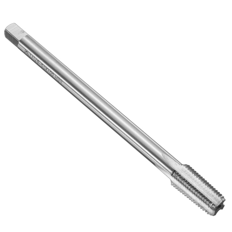QUARKZMAN Straight Groove Screw Taps NPT 1/16-27 2B Thread HSS6542 Machine Thread Cutting Tools, 3.94 Inch Extra Long NPT 1/16-27 x 3.94"