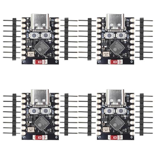 Gerui 4pcs ESP32 ESP32-C3 Development Board | ESP32 C3 Supports WiFi Bluetooth 4MB Flash