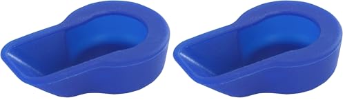 Maximex Anti Limescale Tap Cap Convenient Descaling Reusable Fill & Slide on All Standard Mixing Nozzles 5.7 x 1.5 x 3.5 cm (Pack of 2) blue 1 piece (pack of 2)