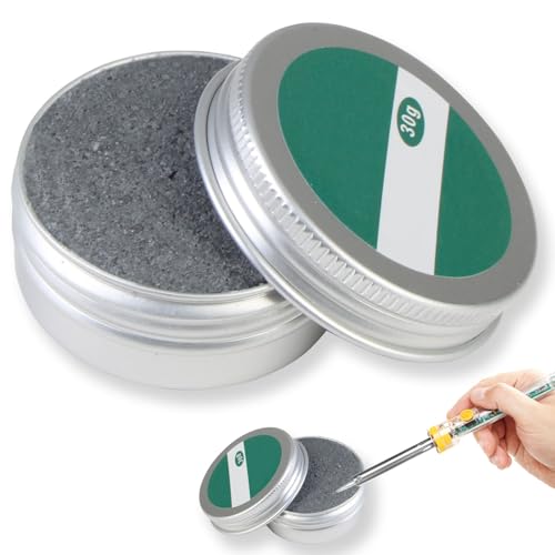 Soldering Tip Cleaner 30 g, Soldering Tip Reactivator for Oxidized Soldering Tips | Soldering Accessories for Effective Cleaning and Restoration, Increases Solderability, For Soldering Irons and Soldering Tools