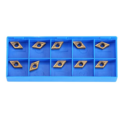Watris Veiyi 10pcs CNC Carbide Inserts Rotary Indexable Inserts | Carbide Inserts with Box for Stainless Steel Applications