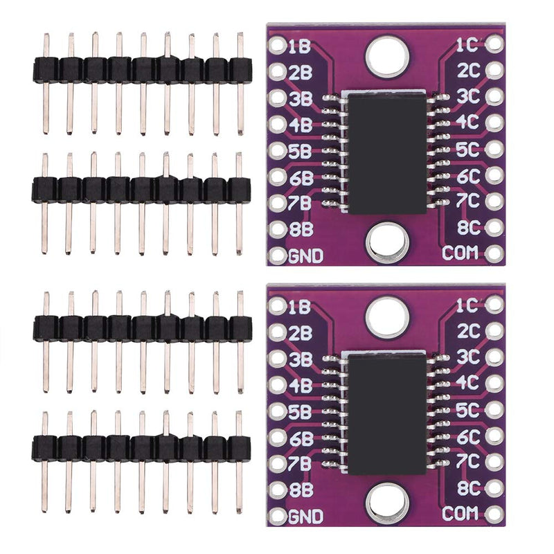 Watris Veiyi Darlington Tube High Current Voltage Driver, ULN2803A Module Electrical Component, 50V 500mA High Current Voltage Driver, Pack of 2