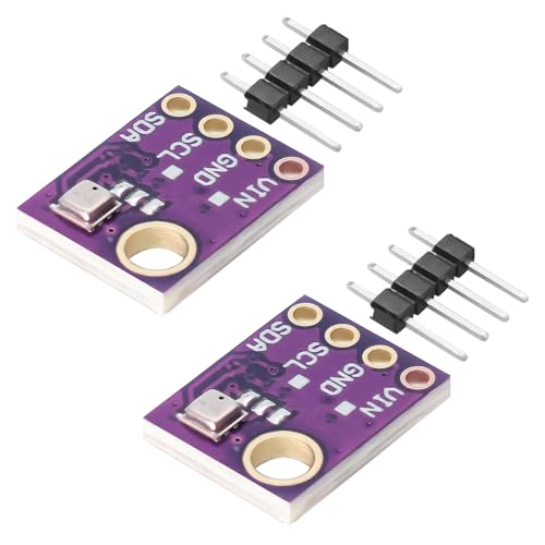 280 5V Barometric Sensor Temperature Humidity Sensor Module Pressure Temperature Humidity Module Board Humidity Temperature Sensor Module IIC I2C Compatible with Arduino (Pack of 2) 2 Stück