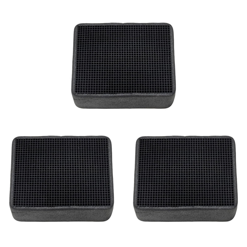 Set of 3 Activated Carbon Replacement Filters, Compatible with Geberit DuoFresh Module Insert 243.970.00.1, Toilet Air Purifier, Fresh Air Filter to Eliminate Unpleasant Odours, Odor Neutralization 3 x filter 243.970.00.1