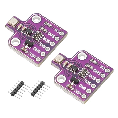 Sensor with BME680 Binghe 2 Pieces CJMCU-680 Temperature and Humidity Air Pressure Sensor for Temperature, Humidity and Air Pressure I2C Interface 1.7 ~ 3.6 V for Capturing Air Quality