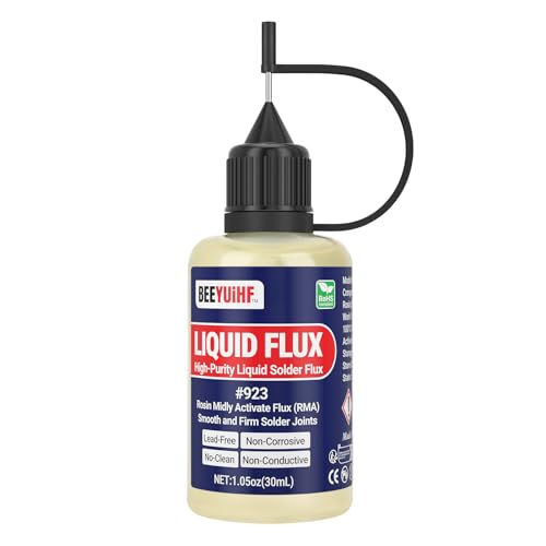 Liquid Flux Soldering, Rosin Soldering Flux, No Clean Liquid Soldering Tool, SMD Solder Flux (30 ml / 1 oz.) #923 1 Stück