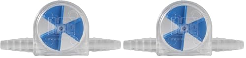 Bürkle SAN Flow Indicator for 6 mm-11 mm Inner Hose Diameter, Transparent (Pack of 2) Transparent (clear) 88mm x 40mm x 15mm (Packung mit 2)
