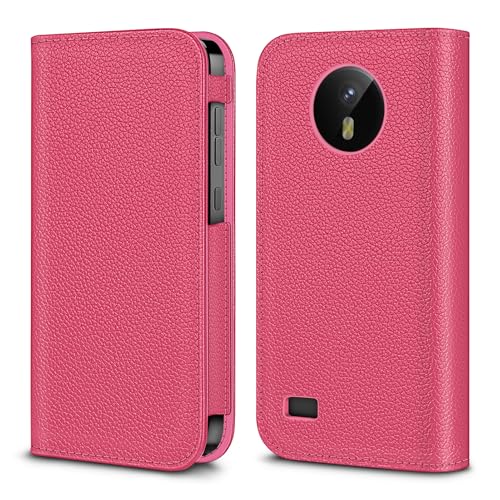 MEDMAX Case for Omnipod 5 | Lightweight PU Leather Protective Case Cover with Cut-Out for Dexcom G7, Diabetic Storage Bag for Omnipod 5 Device magenta