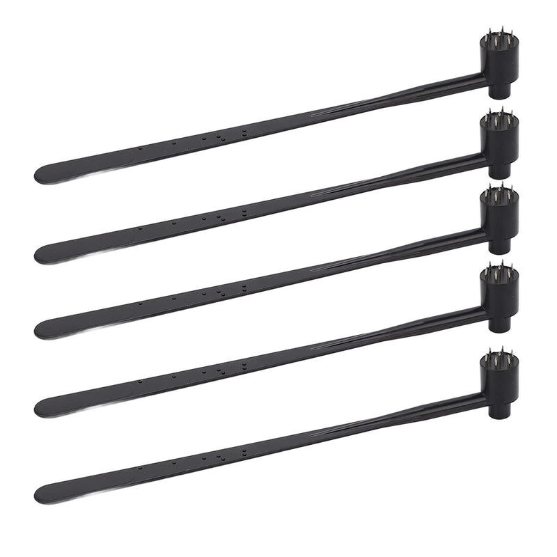 Sonew [Plum Blossom Hammer, ABS Handle] Single Sided Needle Tool Black Stainless Steel for Industry
