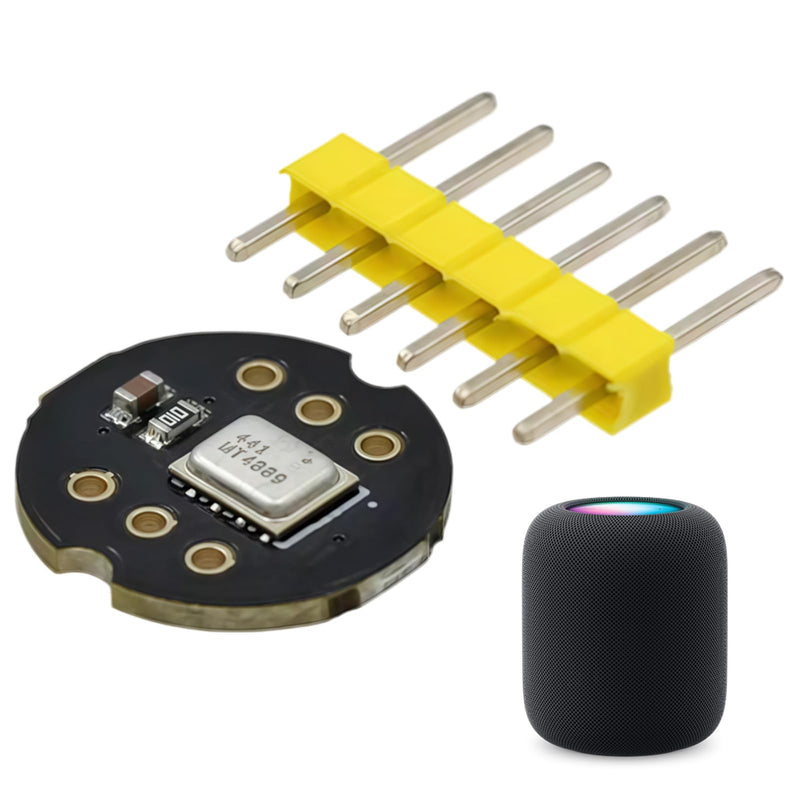 1 x INMP441 Omnidirectional Microphone Module 24 Bit I2S Interface Compatible with ESP-32 Arduino, Digital Output Sensor Module, I2S MEMS Interface, for Professional Audio Recording Module