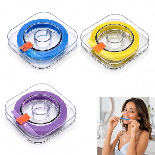 QLK Tooth Sandpaper, 3 Volumes, Tooth Polishing Strips for Cleaning Between Teeth, Safe, Durable and Easy to Use, 3 Specifications