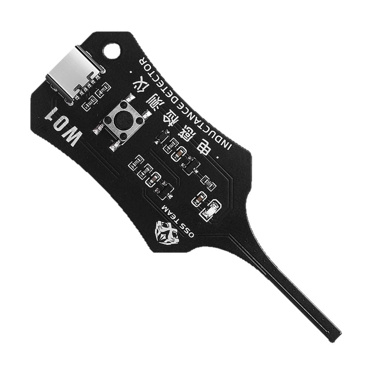 Inductance Tester W01 Inductor Detectors, Circuit Board Module with USB C Connection and Push Button for Electronics Diagnostics Coil Testing