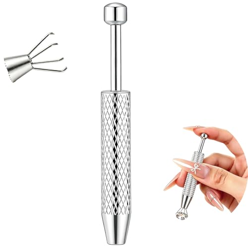 Titanium Piercing Ball Twist Change Set 7 Pieces Piercing Interchangeable Aid Piercing Aid for Change 14G 16G 18G 20G Piercing Tool for Changing Set Ball Gripper Piercing Insertion Aid Kit Silver ball twister