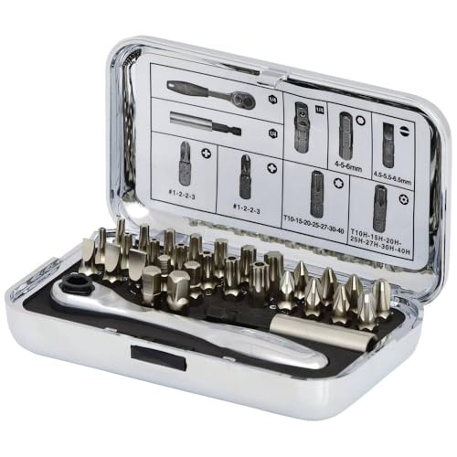 KS Tools 918.4600 Chrome+ Bit Set (31 Pieces)