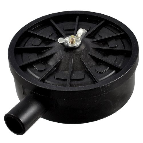 Sourcingmap 20mm Male Thread Silencer Filter Muffler Black for Air Compressor