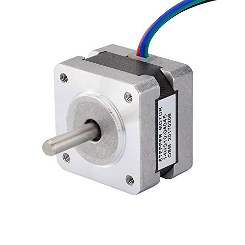 STEPPERONLINE Nema 14 Stepper Motor 1.8 deg 14Ncm 0.4A 4-lead 35x35x26mm for DIY 3D Printer Extruder