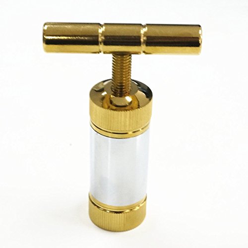 FORMAX®420 T Press 3.5" Tool Pollen T Press Heavy Duty Metal Spice Pollen (Gold with Silver)