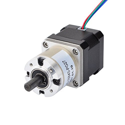 STEPPERONLINE 27:1 Planetary Gear Nema 17 Gear Motor 1.68A Stepper Motor for Craft CNC
