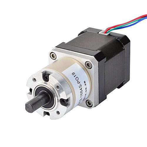 STEPPERONLINE Nema17 Gear Stepper Motor 1.68A 19:1 Planetary Gear
