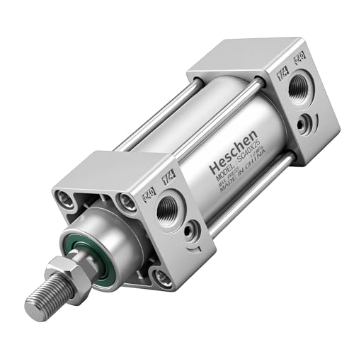 Heschen SC 40-25 Air Cylinder 40mm Bore 25mm Stroke Double Acting PT1/4