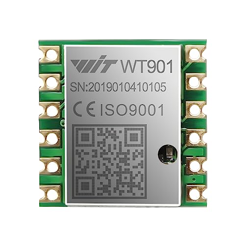 [9-Axis IMU Module] WT901 MPU9250 Module, 3-axis Accelerometer+Gyroscope +Magnetometer+Inclinometer, AHRS Acceleration Sensors Digital Compass IIC/TTL