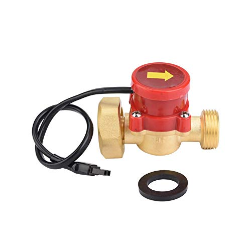Flow Control Switch, HT-60 G1-G3/4 Thread Water Pump Flow Sensor Electronic Pressure Automatic Control Switch 220V 0.6Mpa, Water Flow Control Switch