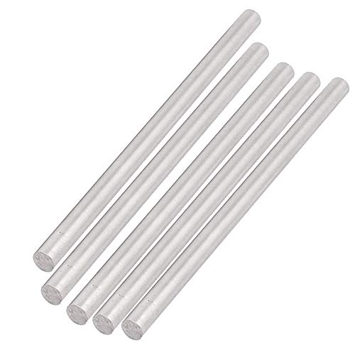 DollaTek 5Pcs 8mm Diameter Rod Length 250mm Steel Cylinder Linear Rail Linear Shaft Optical Axis