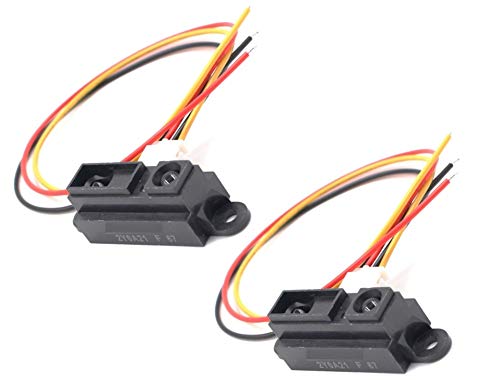 2pcs IR Sensor GP2Y0A21YK0F Measuring Detecting Distance Sensor 10 to 80cm with Cable
