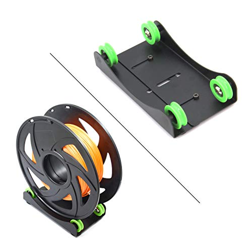 3D Printer Filament Holder for Universal Adjustable Filament Mount Rack Bracket for PLA/ABS/Nylon/Wood/TPU/Other 3D Printing Material Pulley
