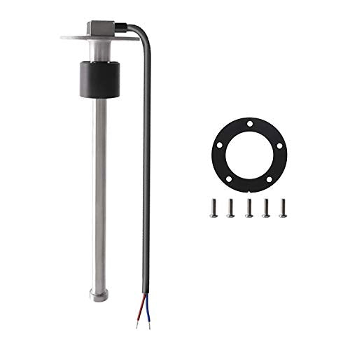 KAOLALI Fuel Level Sensor, 0–190 ohm 150 mm–1000 mm Water Sensors, Fuel Receiver Unit for Cars and Boats (225 mm) 225MM