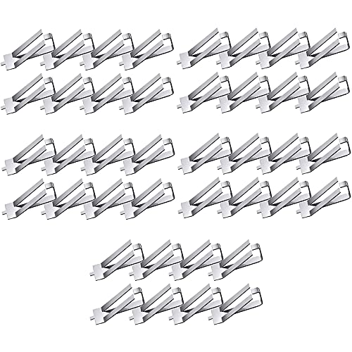 3D Printer Fix Clamps Glass Bed Spring Turn Clips Compatible with Ender 3 Pro, Ender 3 V2, Ender 3S, Ender 5 Pro CR-20 PRO 3D Printer and Other 3D Printer 40PCS 40