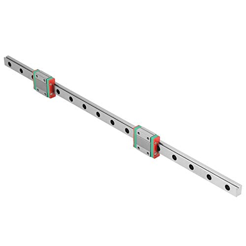 Mini High Accurate Linear Rail Guide - 1pc 400mm MGN12 Miniature Linear Rail Guide Rail 12mm Width + 2pcs MGN12B Slide Blocks