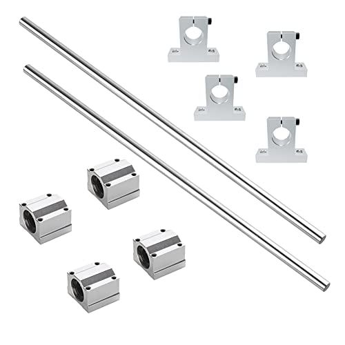 2 Set 8mm x 400mm Linear Shaft Kit SK8 Support SCS8UU Ball Bearing Type-2 2