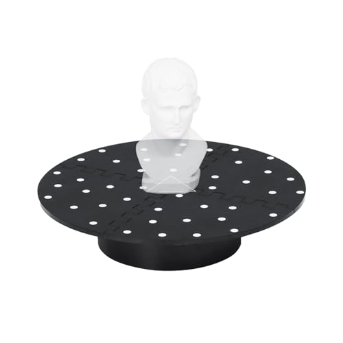 Revopoint Portable Turntable with Marked Top Cover for 3D Scanners Black